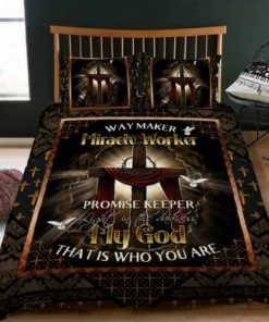 Beautiful Jesus Cross Quilt Bedding Set LSNGO07BD