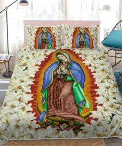Virgin Mary Our Lady Of Guadalupe Quilt Bedding Set UXGO34BD