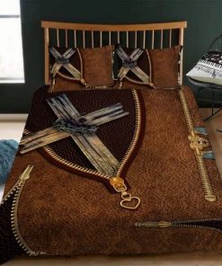 Jesus Christ Zipper 3D Quilt Bedding Set LSNGO04BD