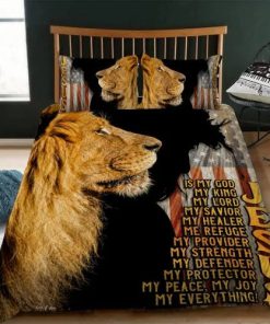 Jesus Lion Of Judah Quilt Bedding Set - LSNGO11BD