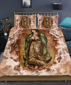 Our Lady of Guadalupe – Pray for Us Quilt Bedding Set UXGO57BD