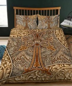 Jesus Cross Quilt Bedding Set