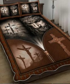 Jesus Christian. Faith Over Fear Quilt Bedding Set LSNGO05BD
