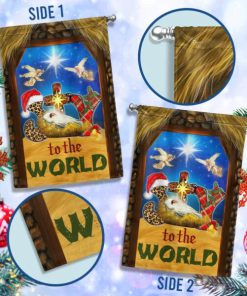 Nativity Of Jesus Flag Joy To The World