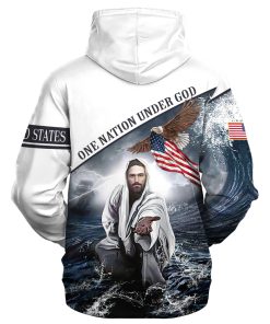 Premium Microfleece Zipper Hoodie – Christian Faith Apparel | GOD LSNGO09