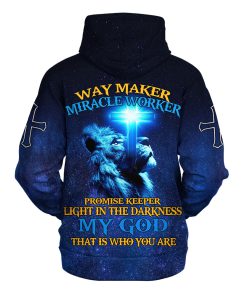 Premium Microfleece Zipper Hoodie – Christian Faith Apparel | GOD LSNGO11