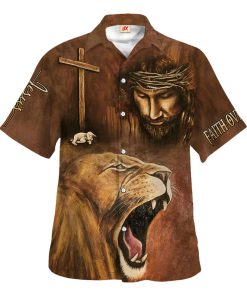 GOD HLT-0511-G-01 Premium Hawaiian Shirt GOD HLT-0511-G-01 Premium Hawaiian Shirt