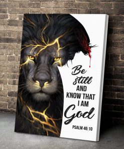 I Am God - Special Lion Canvas UXGO55CV