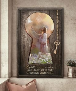 Unique Christian Canvas - Gods Key AA72