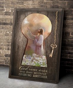 Unique Christian Canvas - Gods Key AA72