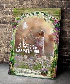 Heaven Means To Be One With God - God And Lamb Canvas AQ73
