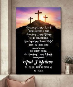 Special Lyrics About God - Unique Jesus Canvas UXGO08-CV