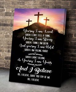 Special Lyrics About God - Unique Jesus Canvas UXGO08-CV