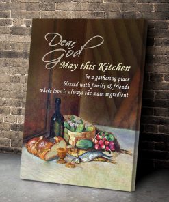 Dear God - Kitchen Canvas HIM03