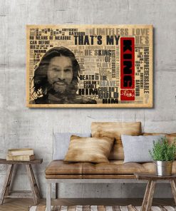Unique Christian Canvas - That Is My King HA287