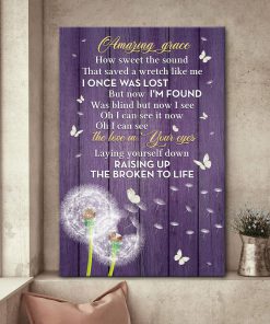 Dandelion And Butterfly - Unique Christian Canvas HGA17