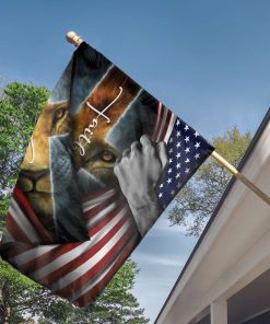 Unique Lion House Flag - Have Faith - UXGO04-FL