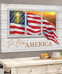 One Nation Under God - America Christian Canvas NUQ74