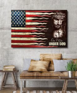 God Bless America - Beautiful Christian Canvas NUQ75