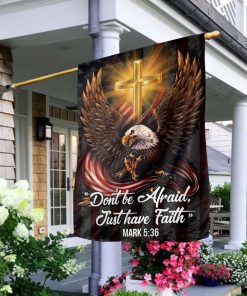 Special Eagle and Cross Flag - Just Have Faith UXGO29FL Special Eagle and Cross Flag - Just Have Faith UXGO29FL