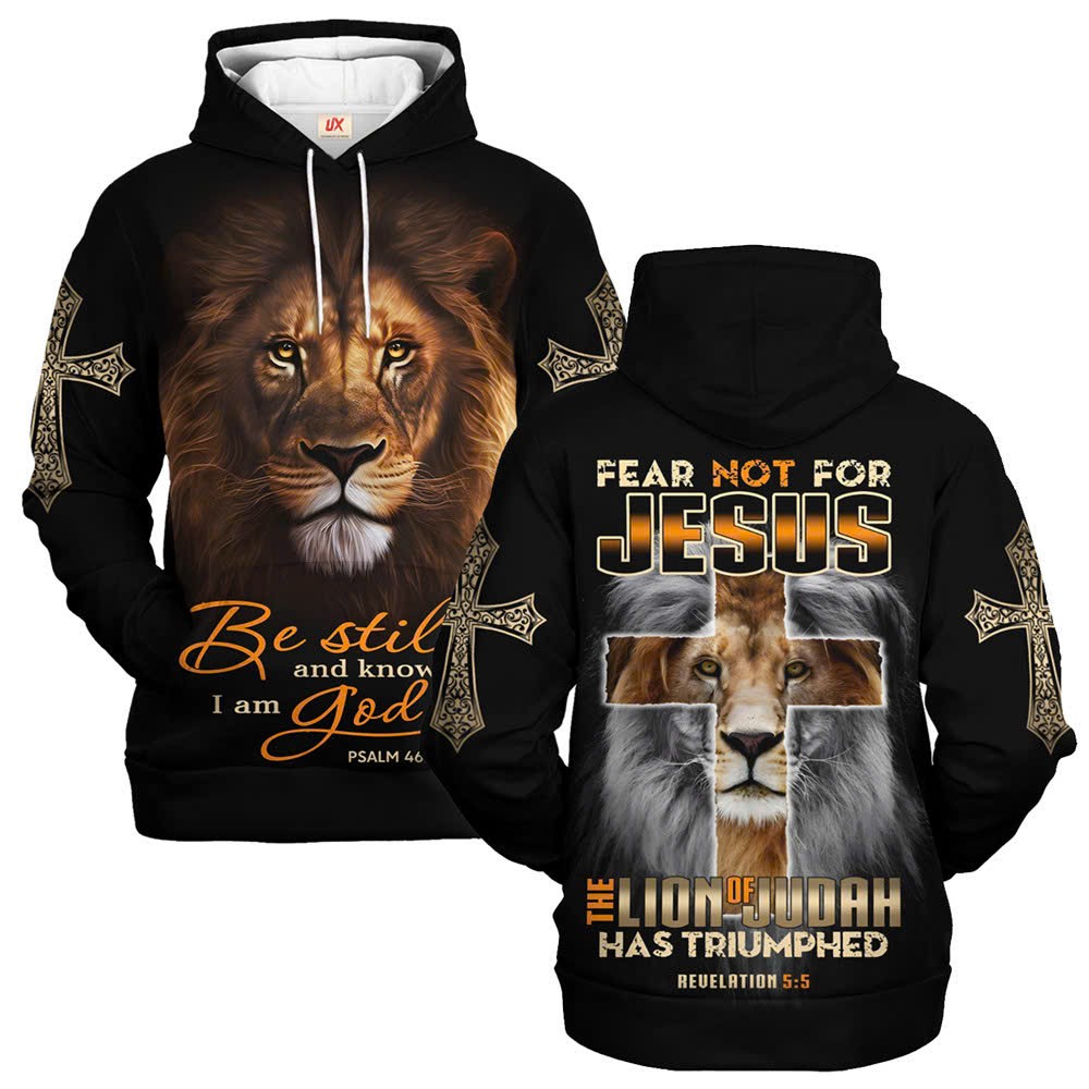 Psalm 46 10 Scripture Hoodie Be Still and Know That I Am God