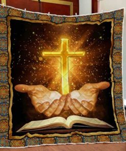 Jesus Bible Quilt Blanket