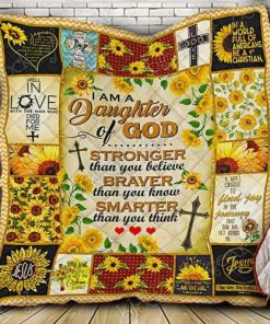 I Am A Daughter Of God Sunflower Quilt
