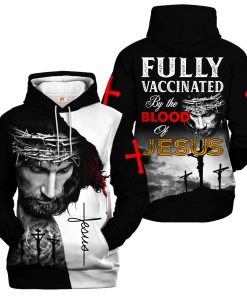 Faith Hoodie | Fully Vaccinated by the Blood of Jesus Microfleece
