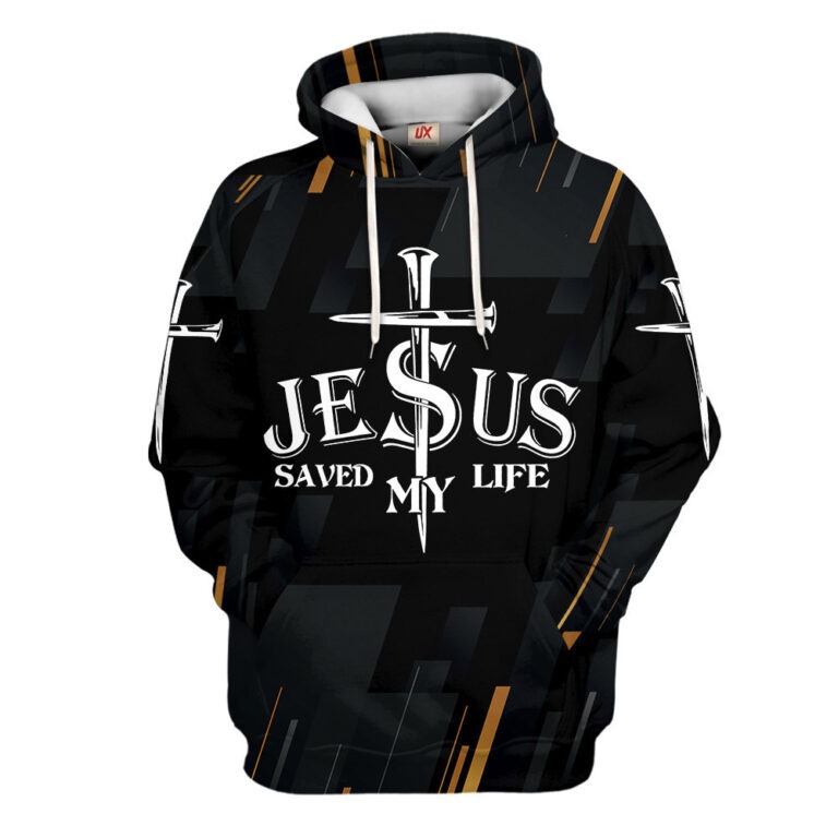 Christian Testimony Hoodie Jesus Saved My Life