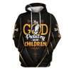 Faith Hoodie Blessing for Grandchildren Premium Microfleece