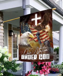 Special Eagle And American Flag - One Nation Under God UXGO01-FL Special Eagle And American Flag - One Nation Under God UXGO01-FL