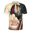Bible Verse Polo Shirt By His Wounds We Are Healed Design