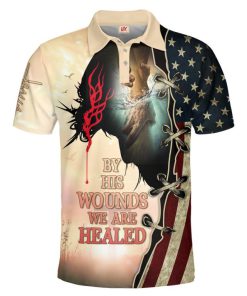 By His Wounds We Are Healed Polo Shirt | Christian Apparel