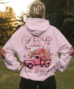 Jesus Take The Wheel Premium Microfleece Hoodie/Zip Hoodie - For Men and Women Jesus Take The Wheel Premium Microfleece Hoodie/Zip Hoodie - For Men and Women