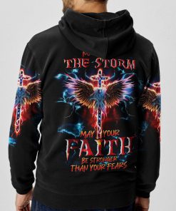 No Matter The Storm Premium Microfleece Hoodie/Zip Hoodie - For Men and Women No Matter The Storm Premium Microfleece Hoodie/Zip Hoodie - For Men and Women