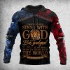 Christian Premium Microfleece Hoodie | Faith-Inspired ApparelI Would Rather Stand With  And Be Judged By The World Than To Stand With The World And Be Judged By  Microflecee Hoodie/Zip Hoodie - For Men and Women