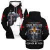 Premium Microfleece Christian Hoodie for Men and Women Stand With God