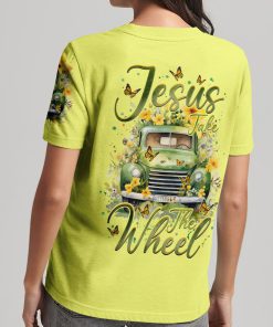 Jesus Take The Wheel Truck Flower Women's All Over Print T-Shirt