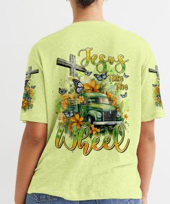 Jesus Take The Wheel Women's All Over Print T-Shirt