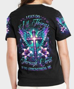 I Can Do All Things Wings Women's All Over Print T-Shirt