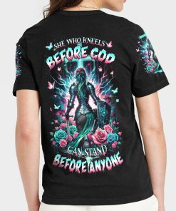 She Who Kneels Before God Warrior Women's All Over Print T-Shirt