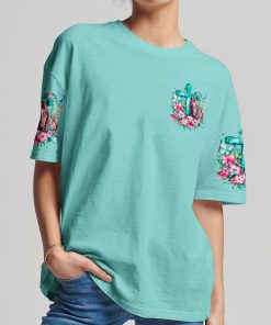 Runs On Jesus And Horses Women's All Over Print T-Shirt