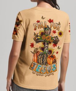 Fall For Jesus Autumn Women's All Over Print T-Shirt