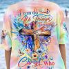 With God All Things Are Possible Lamb Women's All Over Print T-Shirt