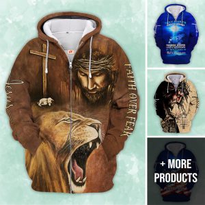 Zipper hoodie with Christian message gift for pastors